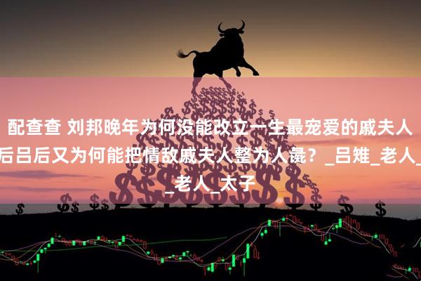 配查查 刘邦晚年为何没能改立一生最宠爱的戚夫人为皇后吕后又为何能把情敌戚夫人整为人彘？_吕雉_老人_太子